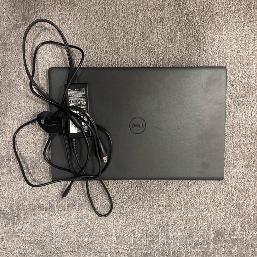 Dell Black Laptop with Charger